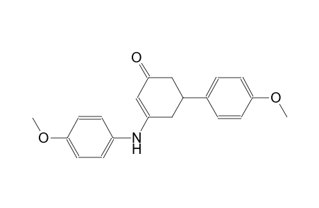 2-cyclohexen-1-one, 5-(4-methoxyphenyl)-3-[(4-methoxyphenyl)amino]-