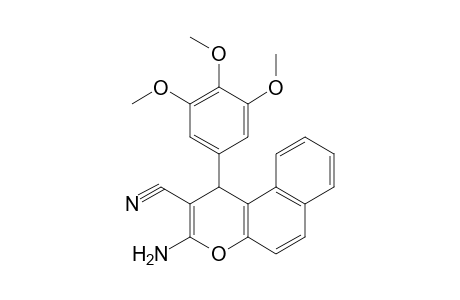 3-Amino-1-(3,4,5-trimethoxyphenyl)-1H-benzo[f]chromene-2-carbonitrile
