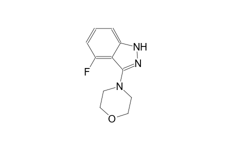 1H-indazole, 4-fluoro-3-(4-morpholinyl)-