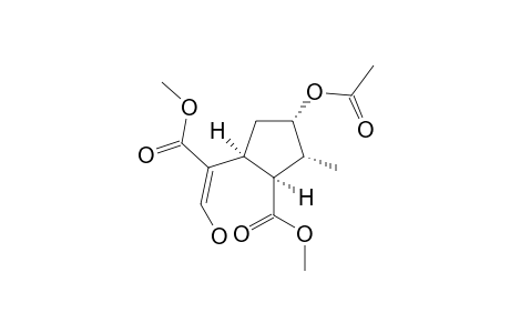 (1S,2R,3S,5S)-1,3-bis(Methoxycarbonyl)-5-[1'-(methoxycarbonyl)-2'-hydroxyethenyl]-2-methylcyclopentane