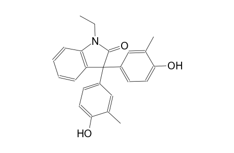 1-ethyl-3,3-bis(4-hydroxy-3-methylphenyl)-1,3-dihydro-2H-indol-2-one