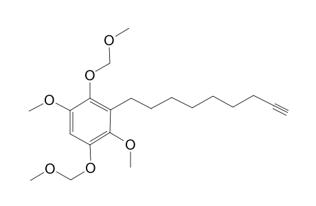 1,4-Dimethoxy-2,5-bis(methoxymethoxy)-3-non-8-ynyl-benzene