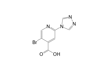 4-pyridinecarboxylic acid, 5-bromo-2-(4H-1,2,4-triazol-4-yl)-