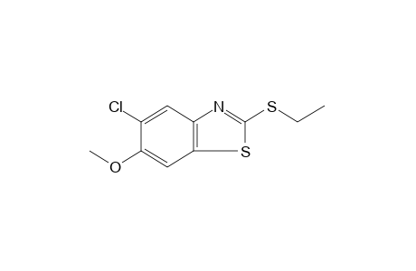 5-chloro-2-(ethylthio)-6-methoxybenzothiazole