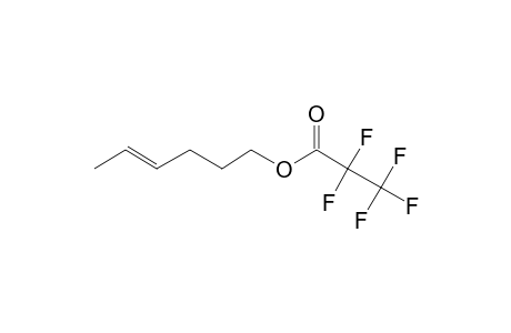 4-Hexen-1-ol, pentafluoropropionate