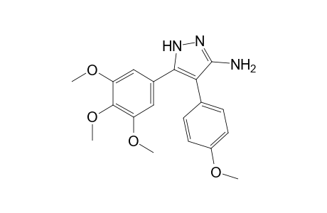 4-(4-Methoxyphenyl)-5-(3,4,5-trimethoxyphenyl)-1H-pyrazol-3-amine