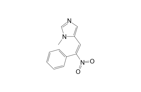 1-Methyl-5-[(E)-2-nitro-2-phenyl-ethenyl]imidazole