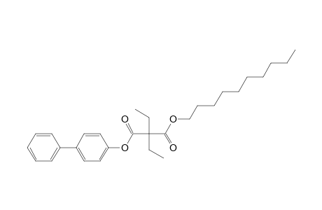 Diethylmalonic acid, 4-biphenyl decyl ester