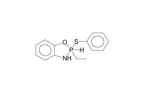 2H-2-ETHYL-2-PHENYLTHIO-4,5-BENZO-1,3,2-OXAAZAPHOSPHOLENE