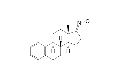 Estra-1,3,5(10)-trien-17-one, 1-methyl-, oxime