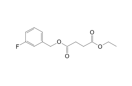 Succinic acid, ethyl 3-fluorobenzyl ester