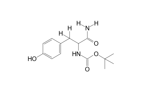 Nalpha-carboxy-L-tryosinamide, tert-butyl ester