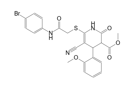 3-pyridinecarboxylic acid, 6-[[2-[(4-bromophenyl)amino]-2-oxoethyl]thio]-5-cyano-1,2,3,4-tetrahydro-4-(2-methoxyphenyl)-2-oxo-, methyl ester