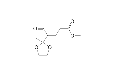 5-keto-4-(2-methyl-1,3-dioxolan-2-yl)valeric acid methyl ester