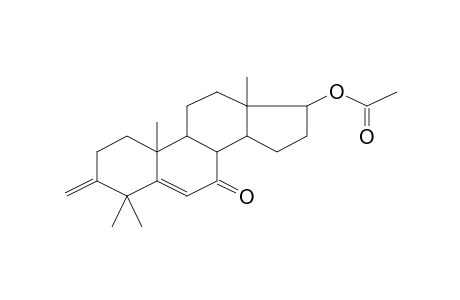 4,4-Dimethyl-3-methylene-7-oxoandrost-5-en-17-yl acetate