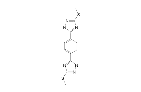 5,5'-BENZENE-1,4-DIYL-BIS-[3-(METHYLSULFANYL)-1H-1,2,4-TRIAZOLE]