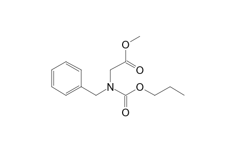 Benzyl-N-(N-propyloxycarbonyl)-L-glycine, methyl ester