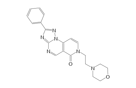 pyrido[3,4-e][1,2,4]triazolo[1,5-a]pyrimidin-6(7H)-one, 7-[2-(4-morpholinyl)ethyl]-2-phenyl-