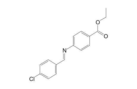 p-[(p-chlorobenzylidene)amino]benzoic acid, ethyl ester