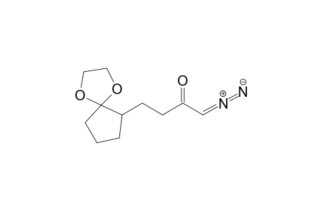 1-Diazo-4-(2,2-Ethylenedioxycyclopentan-1-yl)butan-2-one