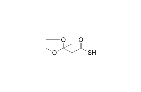 (2-Methyl-1,3-dioxolan-2-yl)ethanethioic S-acid