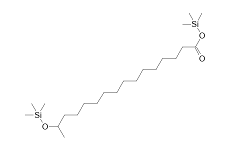 Hexadecanoic acid <15-hydroxy->, di-TMS