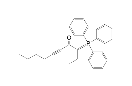 3-triphenylphosphoranylidenedec-5-yn-4-one