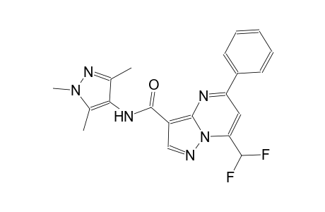 7-(difluoromethyl)-5-phenyl-N-(1,3,5-trimethyl-1H-pyrazol-4-yl)pyrazolo[1,5-a]pyrimidine-3-carboxamide