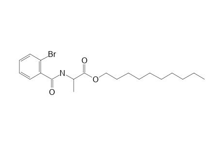 L-Alanine, N-(2-bromobenzoyl)-, decyl ester