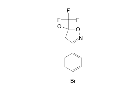 3-(PARA-BROMOPHENYL)-5-HYDROXY-5-TRIFLUOROMETHYLISOXAZOLINE