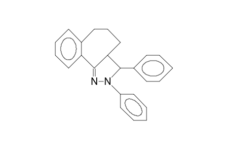 cis-2,3-Diphenyl-2,3,3a,4,5,6-hexahydro-benzo(6,7)cyclohepta(1,2-C)pyrazole