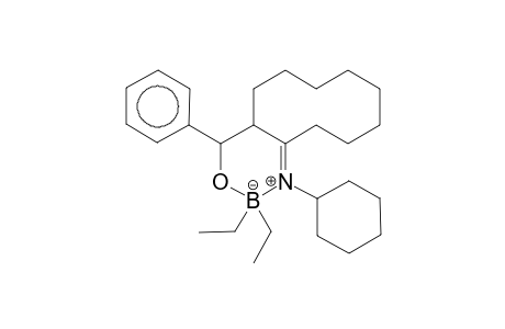 N-<2-[DIETHYLBORYLOXI(PHENYL)METHYL]CYCLODECYLIDEN>-CYCLOHEXANAMINE