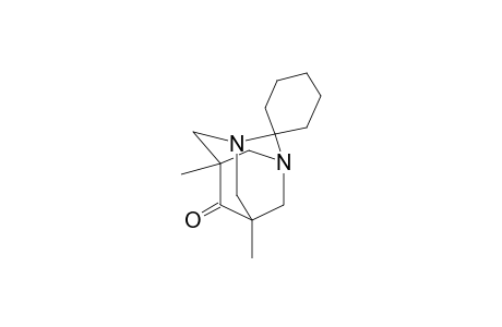 5,7-dimethyl-1,3-diazaspiro[adamantane-2,1'-cyclohexan]-6-one