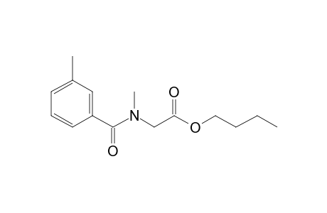 Sarcosine, N-(3-methylbenzoyl)-, butyl ester