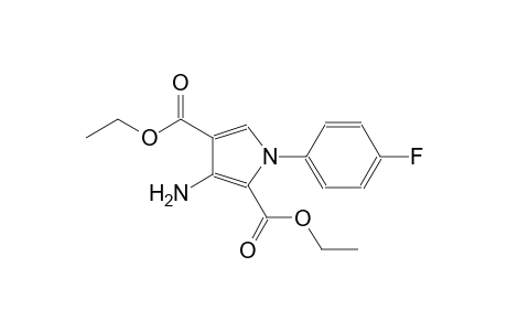 1H-pyrrole-2,4-dicarboxylic acid, 3-amino-1-(4-fluorophenyl)-, diethyl ester