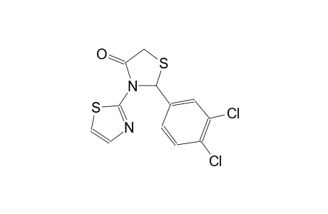 2-(3,4-dichlorophenyl)-3-(1,3-thiazol-2-yl)-1,3-thiazolidin-4-one