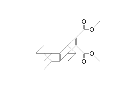 4,5-Dicarbomethoxy-12,12-dimethyl-11-spiro(1',1'-cyclopropyl)-syn, anti-tetracyclo(6.2.1.1/3,6/.0/2,7/)dodeca-2(7),4-dien
