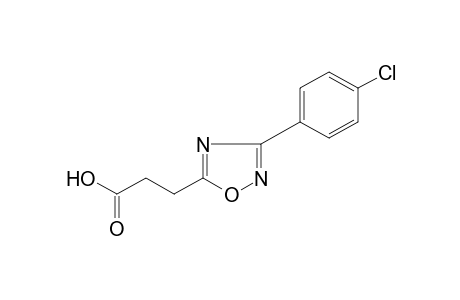 3-(p-chlorophenyl)-1,2,4-oxadiazole-5-propionic acid