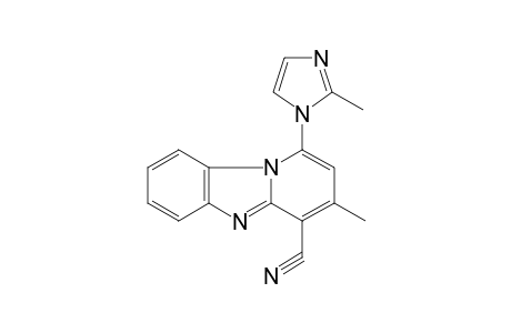3-methyl-1-(2-methyl-1H-imidazol-1-yl)pyrido[1,2-a]benzimidazole-4-carbonitrile