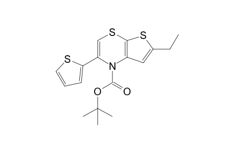 tert-Butyl 6-ethyl-2-(2-thienyl)-1H-thieno[2,3-b][1,4]thiazin-1-carboxylate