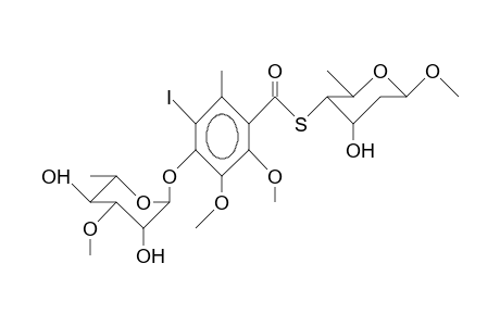 Rings B-C-D from calichemicin