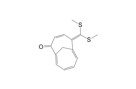 2-[bis(methylsulfanyl)methylene]bicyclo[4.4.1]undeca-1(10),3,6,8-tetraen-5-one