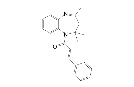 2,2,4-Trimethyl-1-cinnamoyl-1H-2,3-dihydro-1,5-benzodiazepine