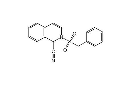 2-(benzylsulfonyl)-1,2-dihydroisoquinaldonitrile