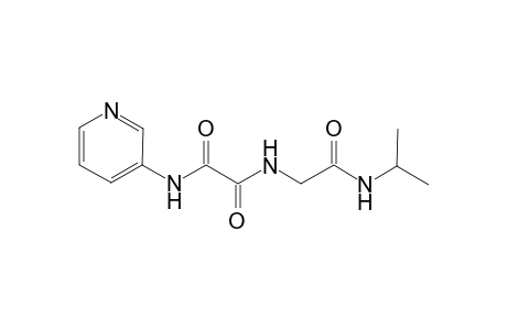 ethanediamide, N~1~-[2-[(1-methylethyl)amino]-2-oxoethyl]-N~2~-(3-pyridinyl)-