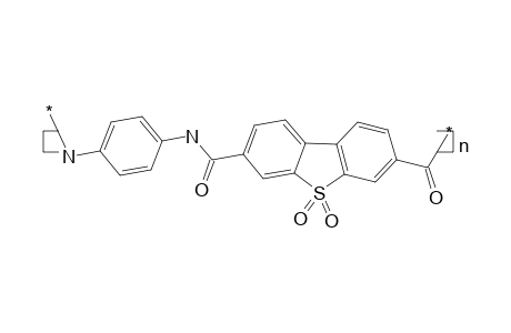 Poly(1,4-phenylenediamino-3,7-dibenzothiophene-5,5-dioxide)