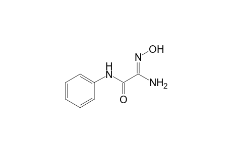 (2E)-2-amino-2-hydroximino-N-phenyl-acetamide