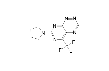 Pyrimido[5,4-e]-1,2,4-triazine, 7-(1-pyrrolidinyl)-5-(trifluoromethyl)-