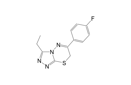 7H-[1,2,4]triazolo[3,4-b][1,3,4]thiadiazine, 3-ethyl-6-(4-fluorophenyl)-