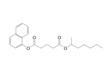 Glutaric acid, hept-2-yl 1-naphthyl ester